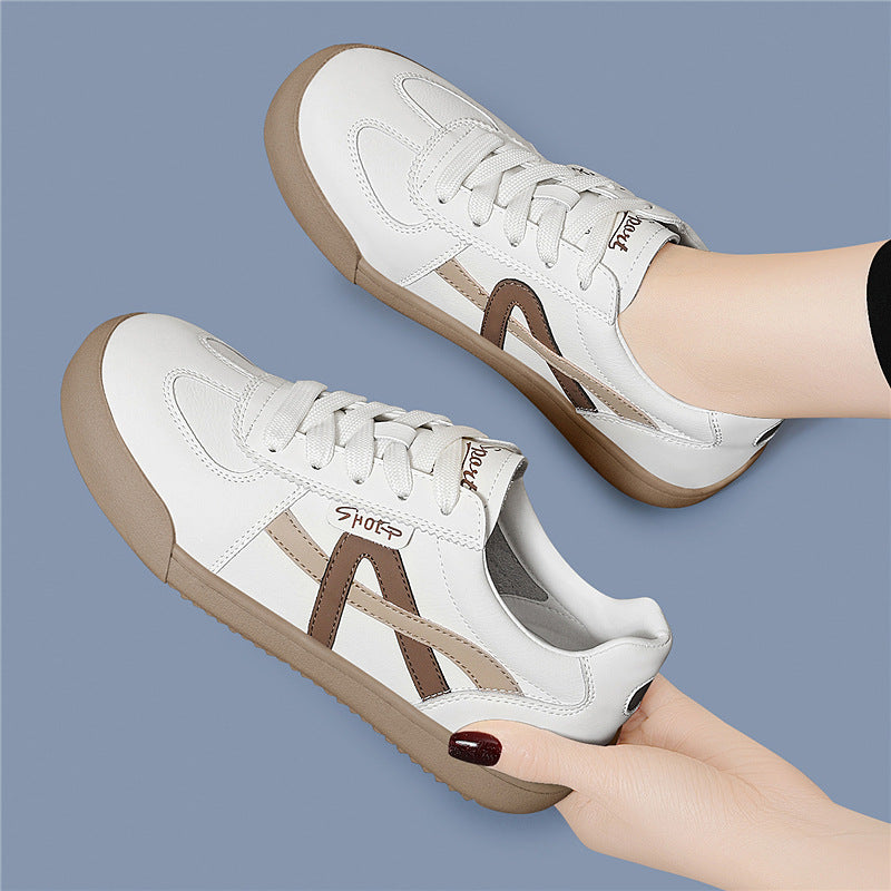 Casual Shoes Vintage German Training Shoes Women's Shoes 2025 Spring New Fashion All-match Flat Shoes Casual Sports Sneakers