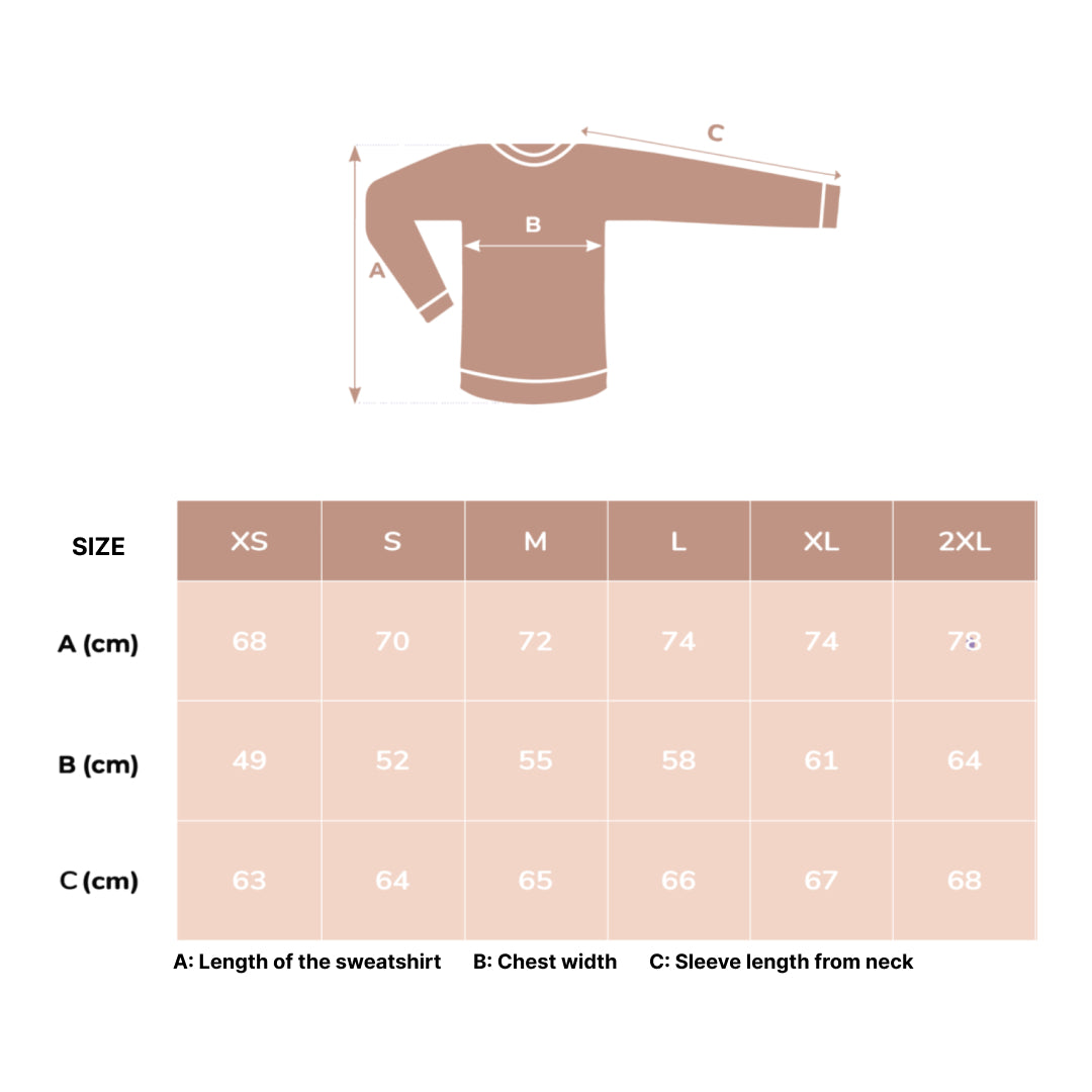 Embroidered Collar Organic Cotton Sweatshirt "Morfar" (SE)