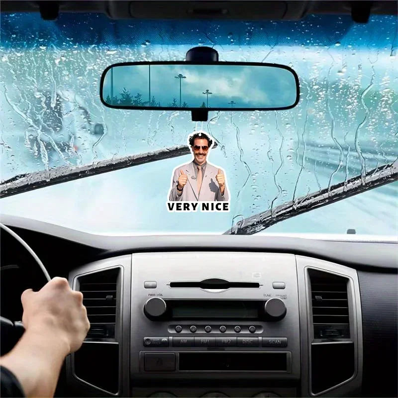 Very Nice Car Air Freshener Mirror Hanging Perfume Diffuser Sheet for Car Interior Aromatherapy Hanging Accessory