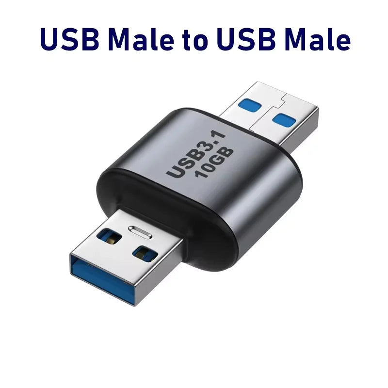 USB A to Type-C Adapter USB 3.1 OTG Adapter Mobile Phone Laptop Fast Charging Converter 10Gb Data Transfer Cable Connector