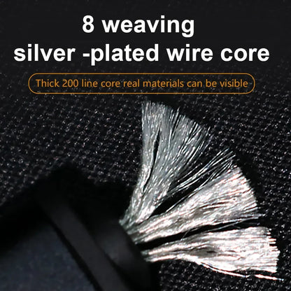 CVJ CT-3 Portable DAC Type-C to 3.5mm/4.4mm Earphone Cable CX31993 Chip 8 Weaving Silver-Plated Hifi Quality Sound Presentation