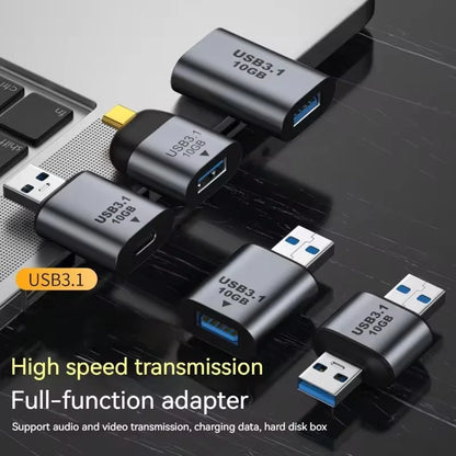 USB A to Type-C Adapter USB 3.1 OTG Adapter Mobile Phone Laptop Fast Charging Converter 10Gb Data Transfer Cable Connector