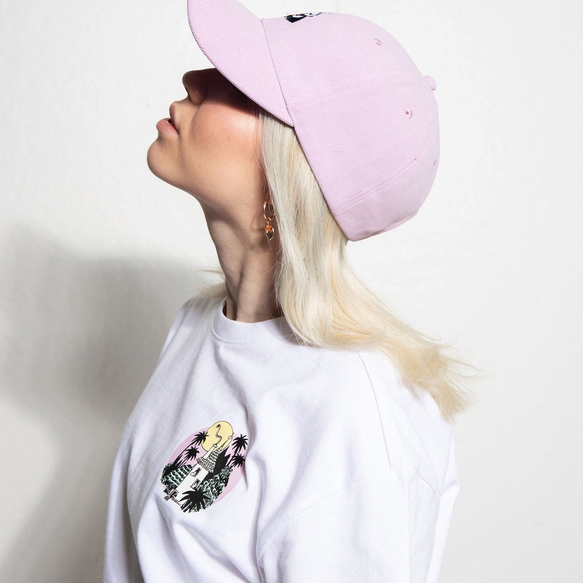 Moomintroll Jungle Heavy Unisex T-shirt - White